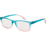 Reading Glasses for Women - Jules Blue Rectangular Fashion Readers 4117